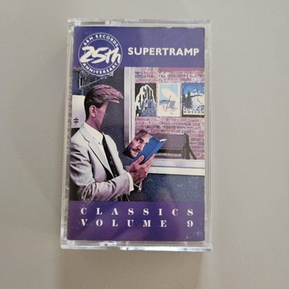 Supertramp - Classics Volume 9 - Vtg Cassette Tape Physical Music Rock Band